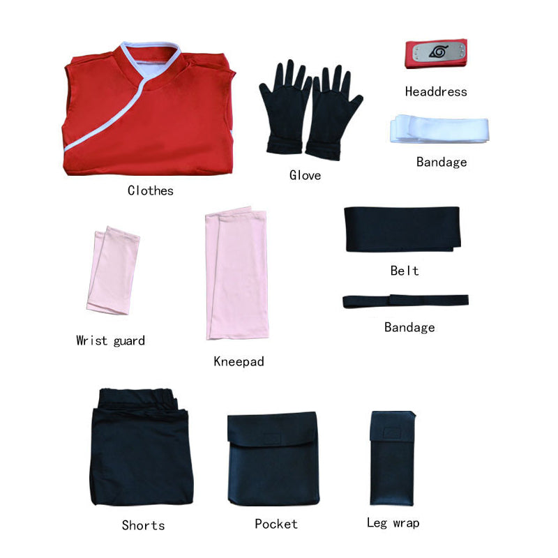 Naruto Sakura Haruno Cosplay Costume
