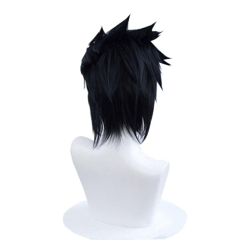 Naruto Sasuke Uchiha Men Short Black Cosplay Wigs
