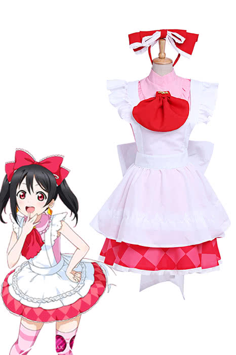 Love Live! Nico Yazawa Pink Cosplay Costume