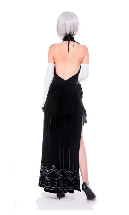 Nier: Automata Game 2b Evening Dress Cosplay Costumes