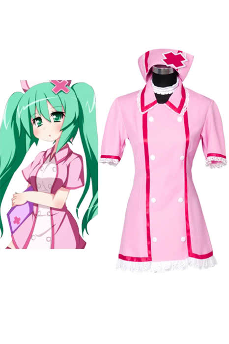Vocaloid Hatsune Miku Nurse Uniform Cosplay Costume