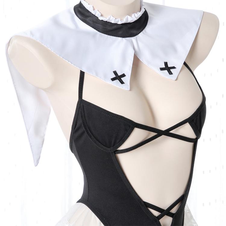 Nun Sexy Lingerie Halloween Cosplay Costume