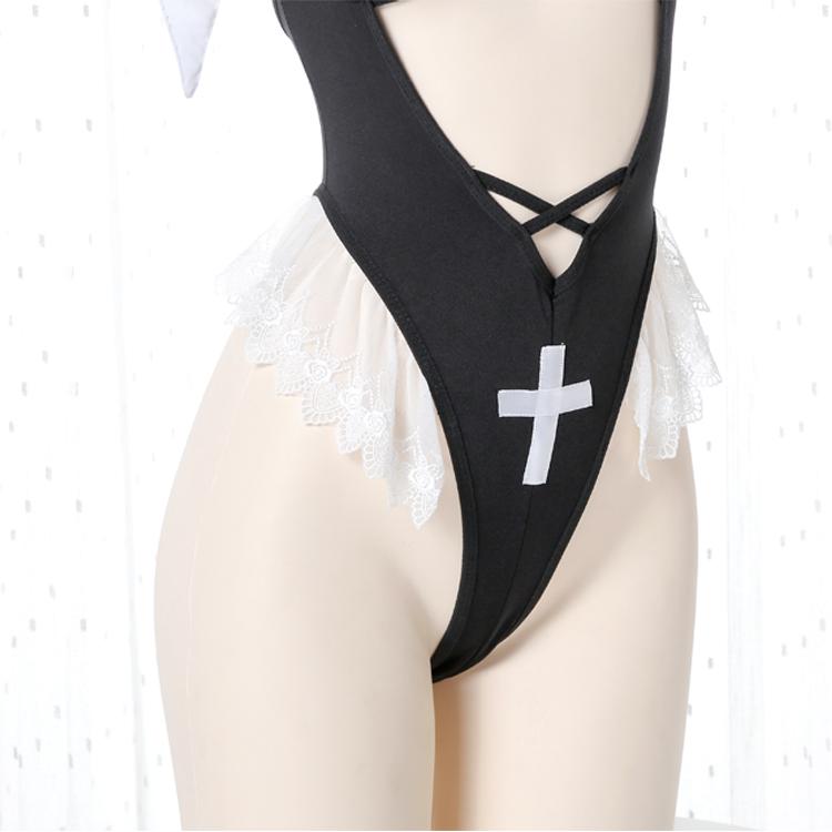Nun Sexy Lingerie Halloween Cosplay Costume