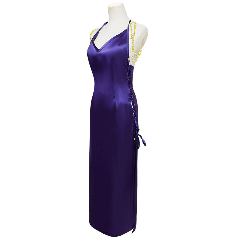 One Piece Nami Halloween Purple Dress Cosplay Costume