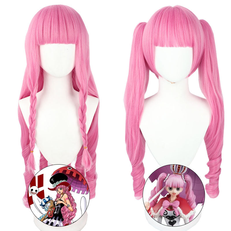 One Piece Perona Pink Cosplay Wigs