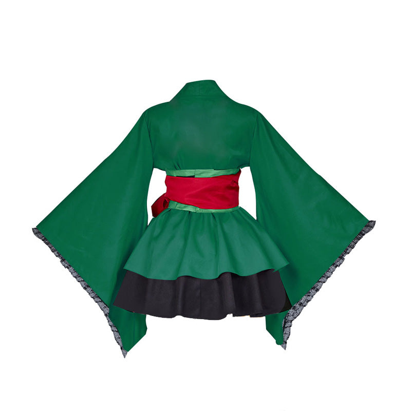 One Piece Roronoa Zoro Fanart Genderband Cosplay Costume