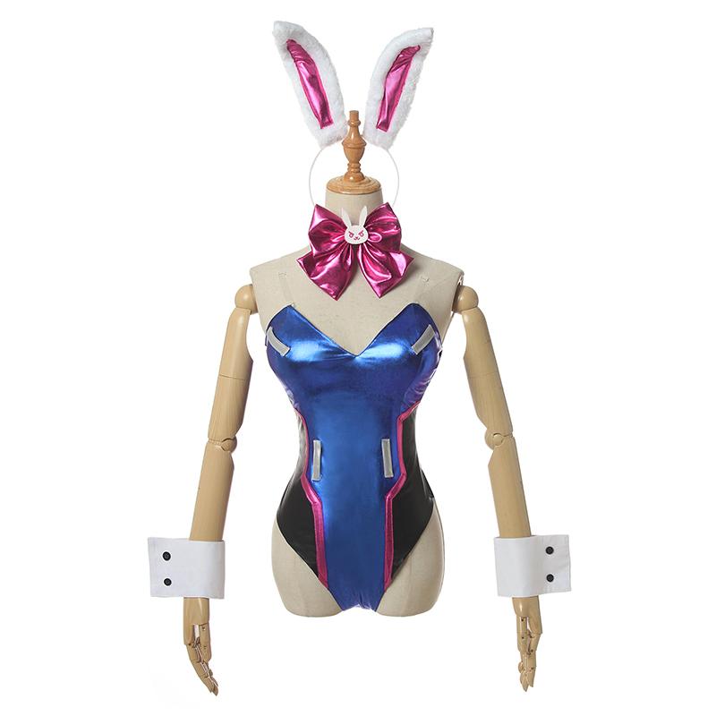 OW Game D.Va Hana Song Mercy Angel Bunny girl Cosplay Costume
