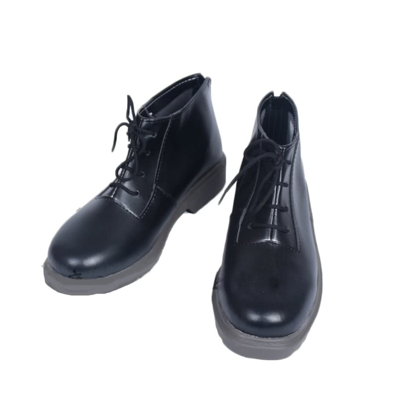 Persona 5 Joker Anime Black Shoes Game Cosplay Shoes