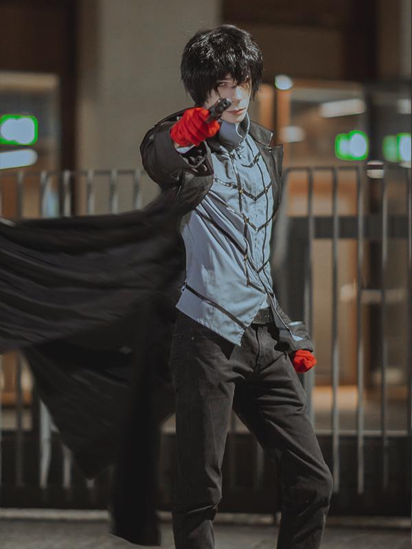 Persona 5 Joker Black Suit Game Cosplay