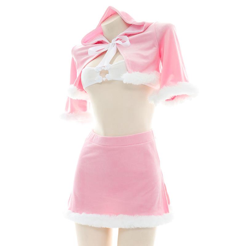Pink Cute Bunny Girl Pajama Cosplay Costume
