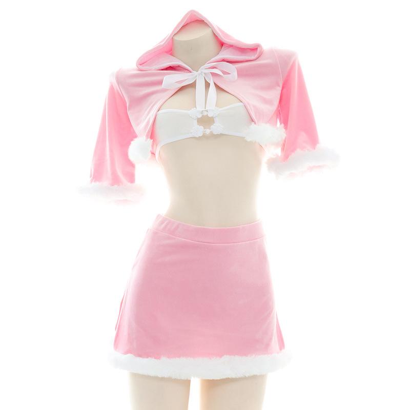 Pink Cute Bunny Girl Pajama Cosplay Costume