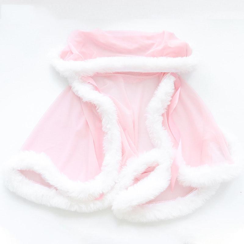 Pink Transparent Cute Plush Pajama Cosplay Costume