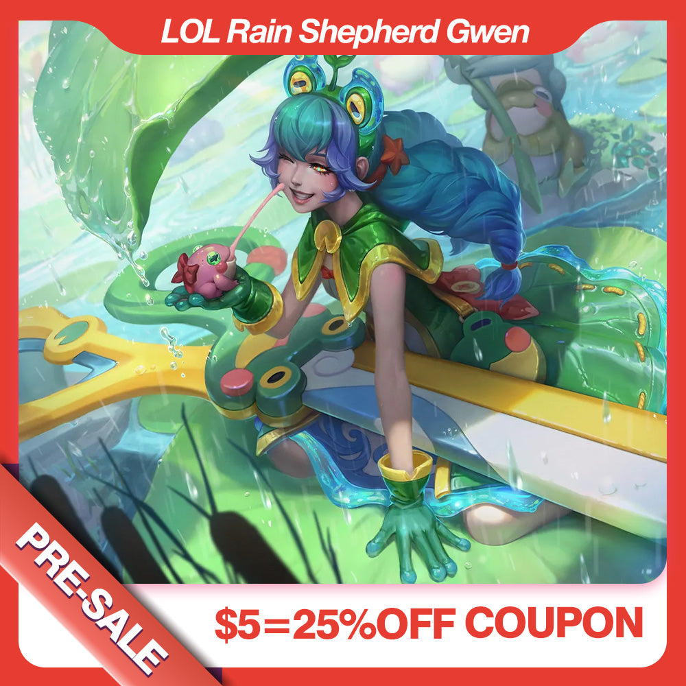 【MOQ 20】Rolecosplay LOL Rain Shepherd Gwen Cosplay Costume Pre Sale