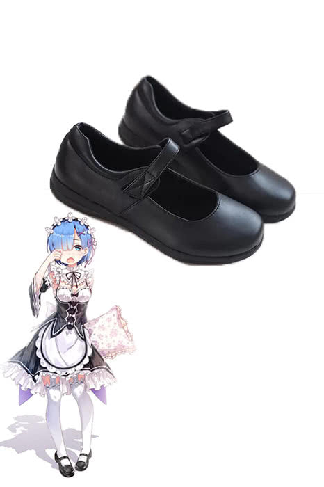 Re:ZERO -Starting Life in Another World Rem Ram Anime Cosplay Shoes Uniform Shoes