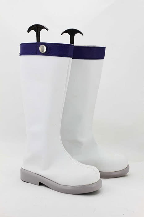 Fairy Tail Anime Lucy Heartfilia Cosplay Shoes White Boots