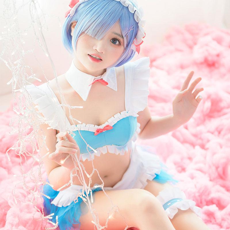 Re  Zero-Starting life in another World Rem Swimsuit Cosplay Costume