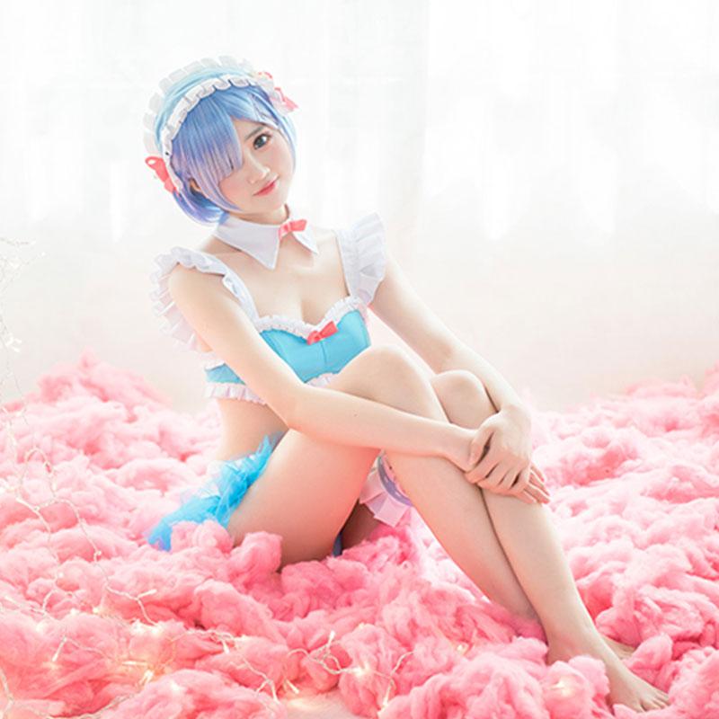 Re  Zero-Starting life in another World Rem Swimsuit Cosplay Costume
