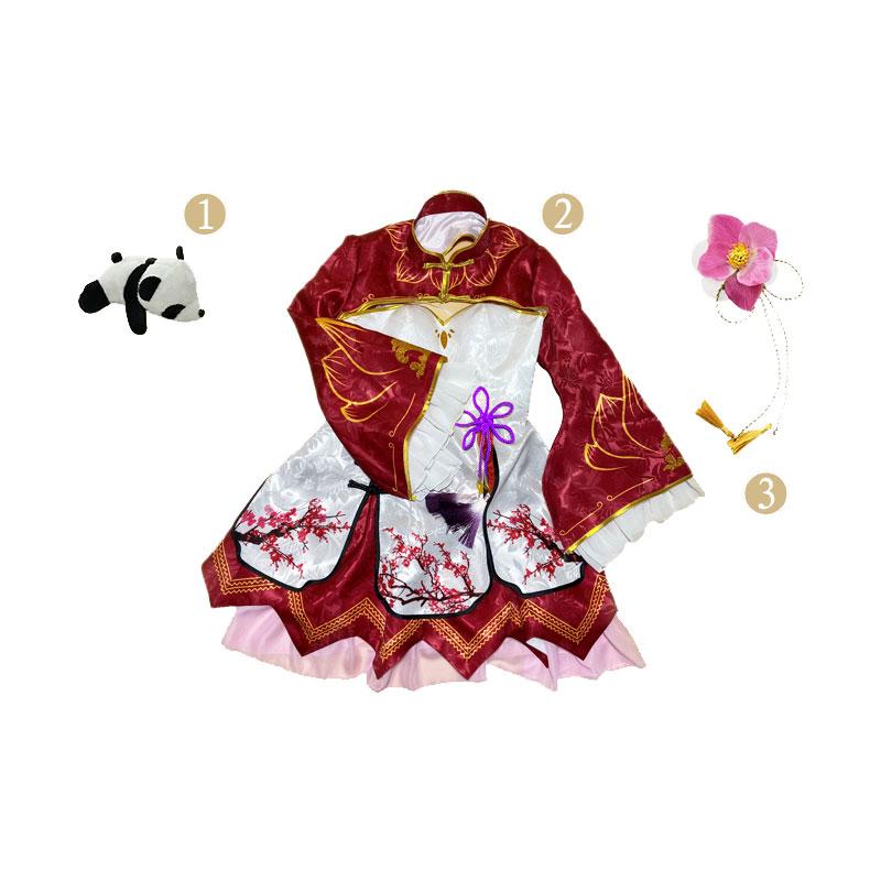 ReZERO -Starting Life in Another World Rem Ram Anime Lolita Cheongsam Cosplay Costume