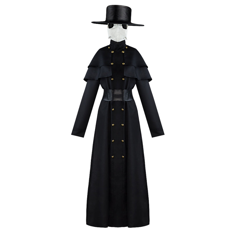 RoleCosplay Halloween Plague Doctor Cosplay Costume Set