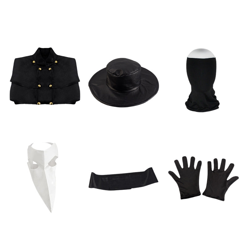 RoleCosplay Halloween Plague Doctor Cosplay Costume Set