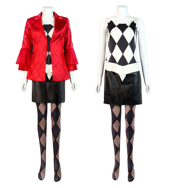 RoleCosplay Joker 2 Lady Gaga Harley Quinn Cosplay Costume Set