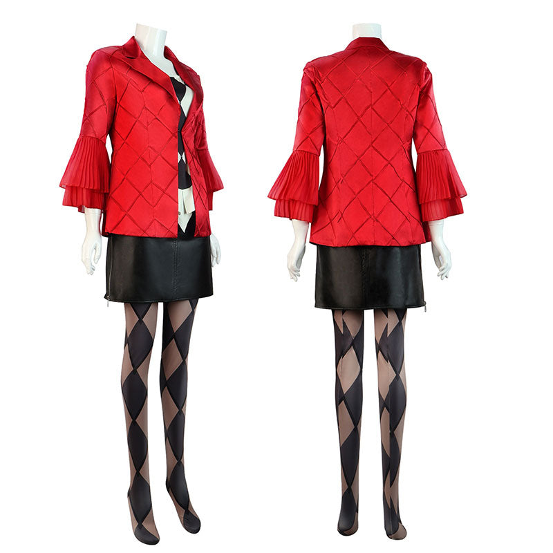 RoleCosplay Joker 2 Lady Gaga Harley Quinn Cosplay Costume Set