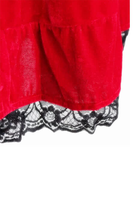 Rozen Maiden Shinku Lolita Red Maid Dress Cosplay Costumes
