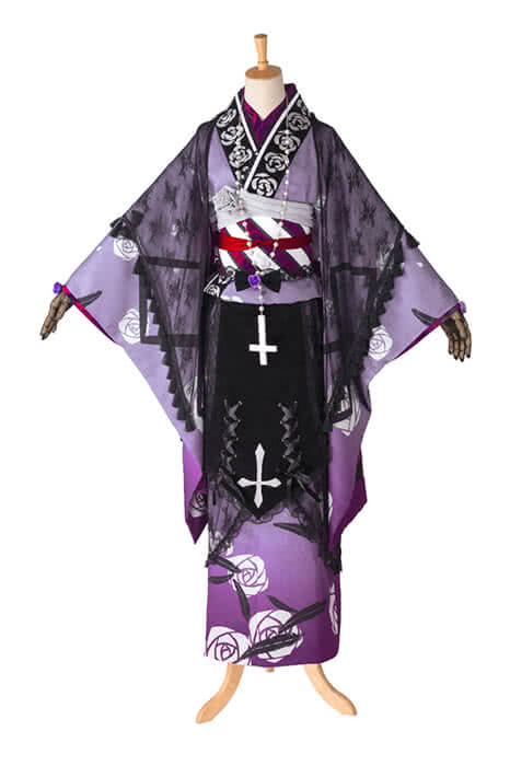 Rozen Maiden Hinaichigo Pink Kimono Anime Cosplay Costumes