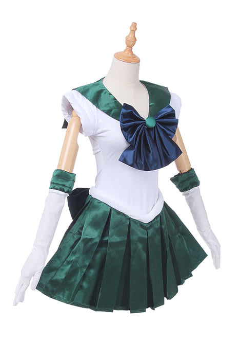 Sailor Moon Sailor Neptune Kaiou Michiru Fighting Uniform Cosplay Costume