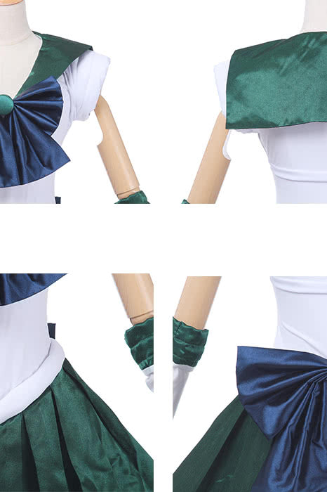 Sailor Moon Sailor Neptune Kaiou Michiru Fighting Uniform Cosplay Costume