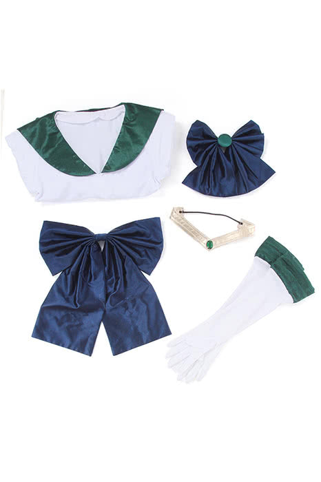 Sailor Moon Sailor Neptune Kaiou Michiru Fighting Uniform Cosplay Costume
