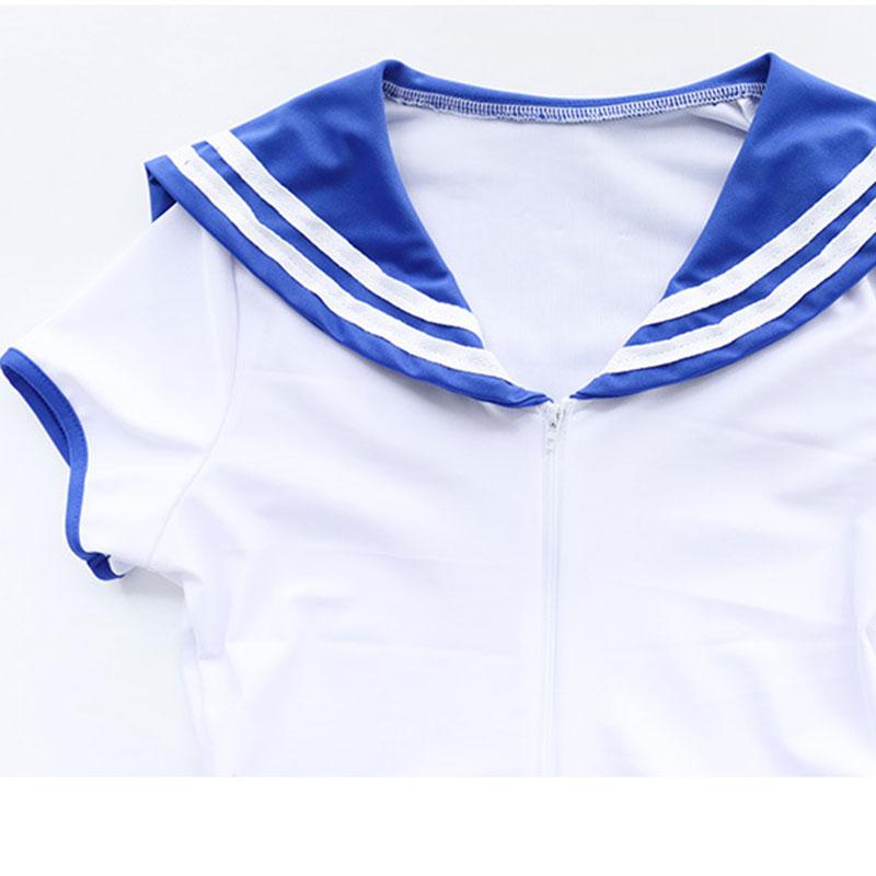 Sailor Style Jumpsuit Girls Underwear Cosplay Costume