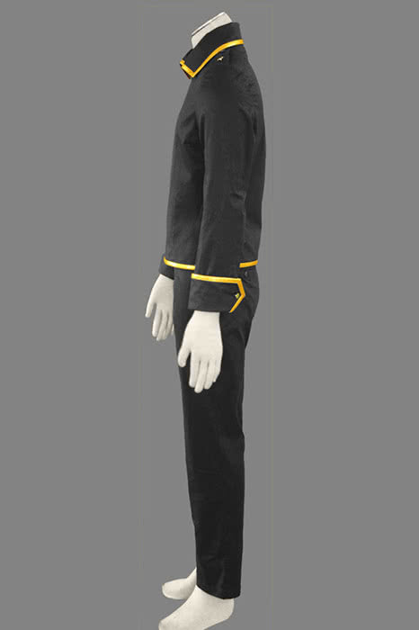 Black Uniform Gintama Earthworks Fourteen Lang Cosplay Costume Shinsengumi