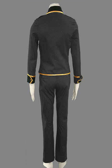 Black Uniform Gintama Earthworks Fourteen Lang Cosplay Costume Shinsengumi