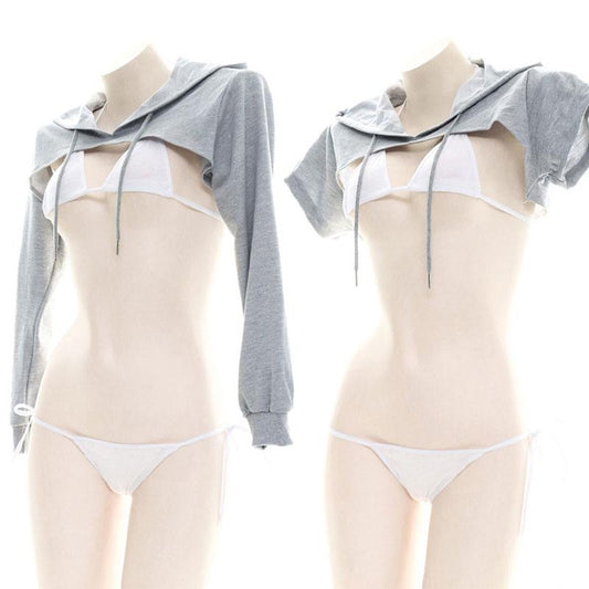 Sexy Hooded Pullover Sweater Cosplay Costume