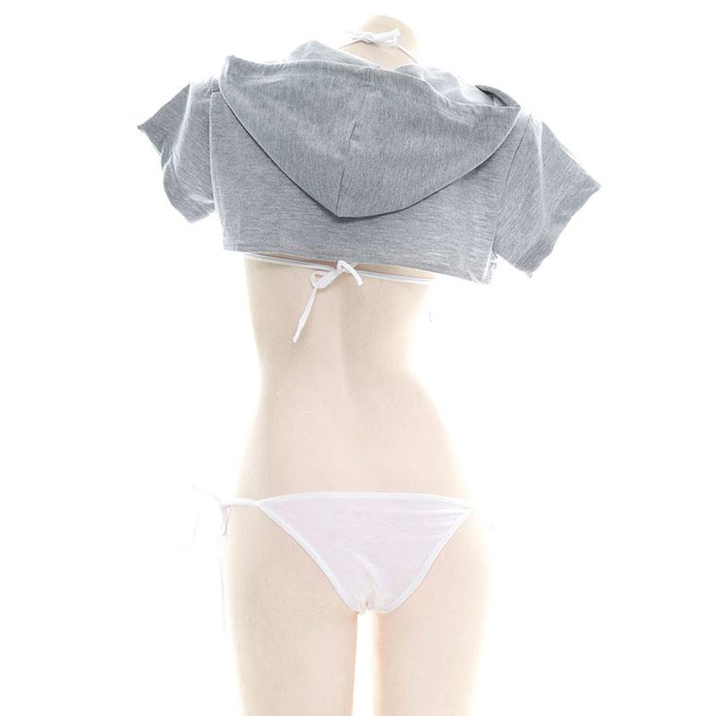 Sexy Hooded Pullover Sweater Cosplay Costume