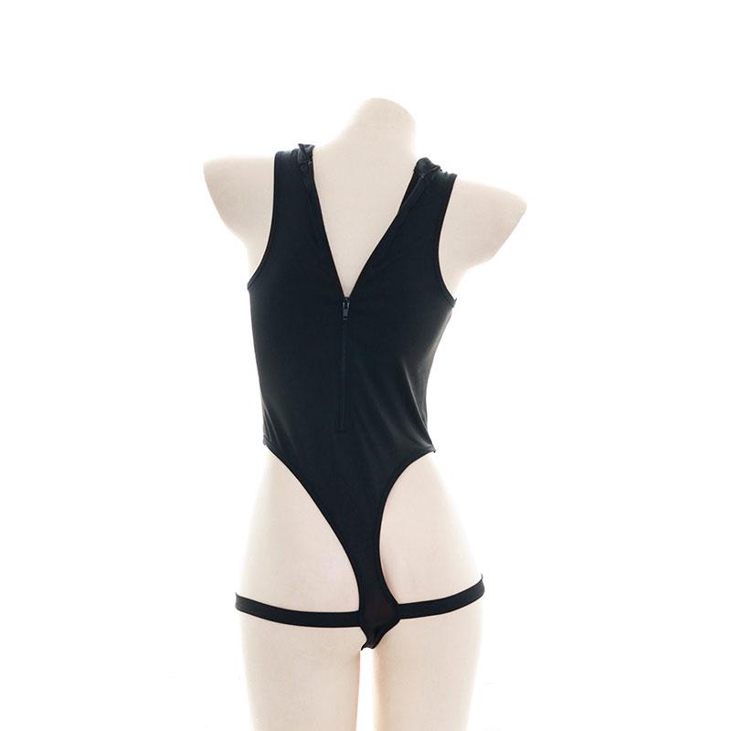Sexy Student Uniform Bodysuit Cosplay Costume