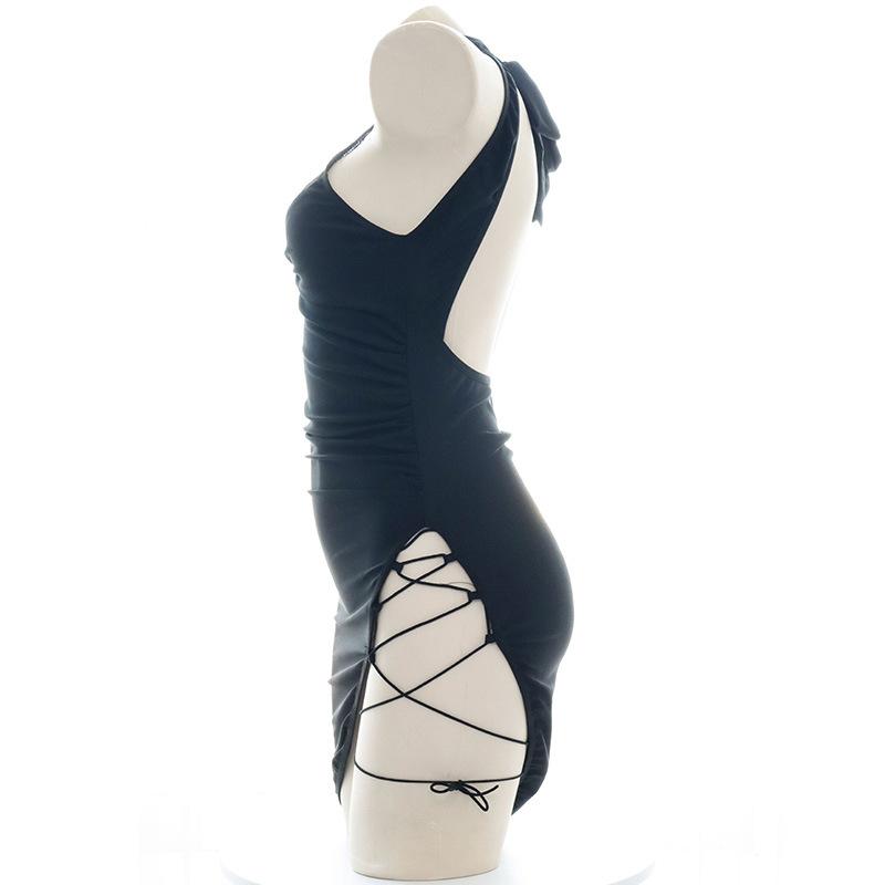 Sexy Translucent High Cut Dress Cosplay Costume