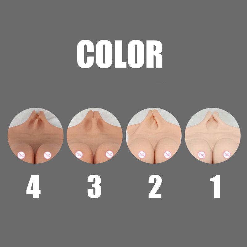 Silicone Breast Forms Fake Artificial  Boobs Cosplay Chest Prop