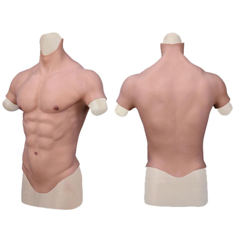 Silicone False Fake Muscle Muscle Chest Man Cosplay Prop