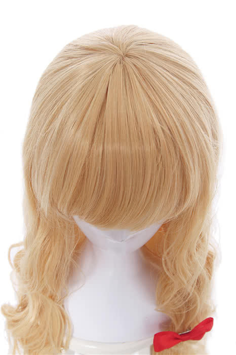 golden blonde long wigs