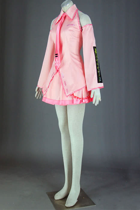 Vocaloid Sakura Hatsune Miku Pink Cosplay Costumes