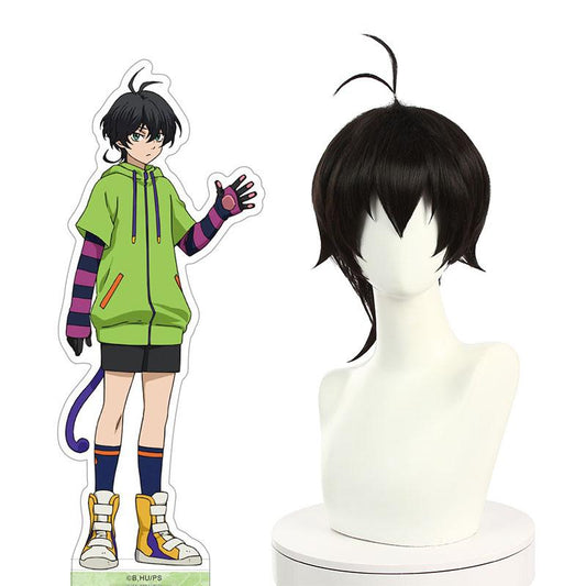 SK8 the Infinity Chinen Miya Black Short Cosplay Wigs