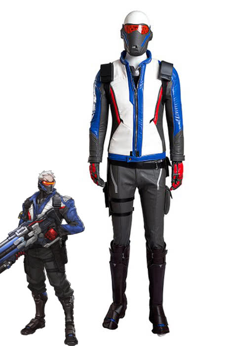 Soldier: 76 John "Jack" Morrison Video Game Cosplay Costumes