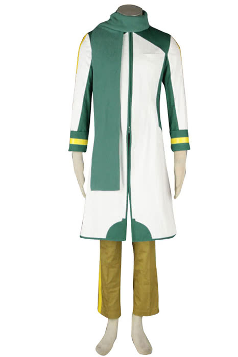 Vocaloid Nigaito Kaito Green Cosplay Costume
