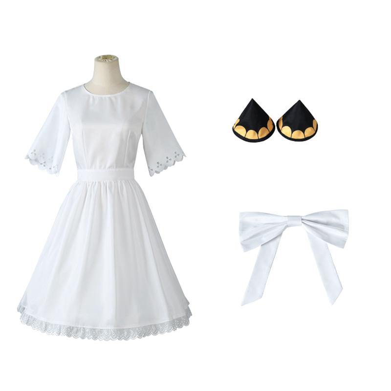 SPY×FAMILY Forger Anya White Dress Cosplay Costume