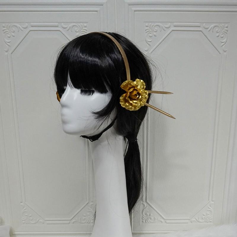SPY×FAMILY Forger Yor Earrings And Headwear Cosplay Props