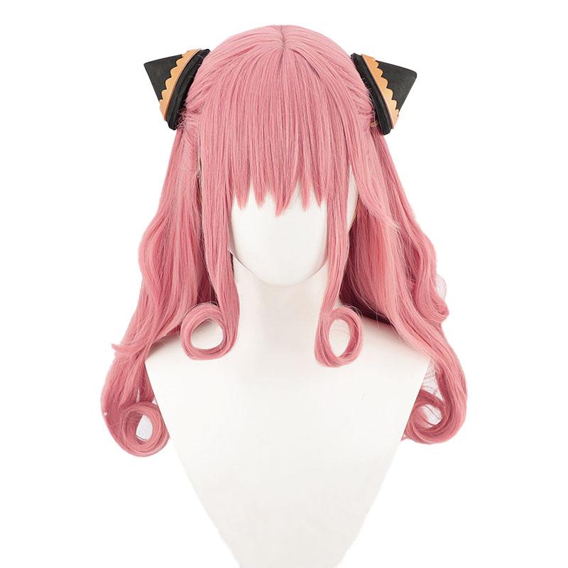 SPY×FAMILY Forger Anya Pink Long Cosplay Wigs