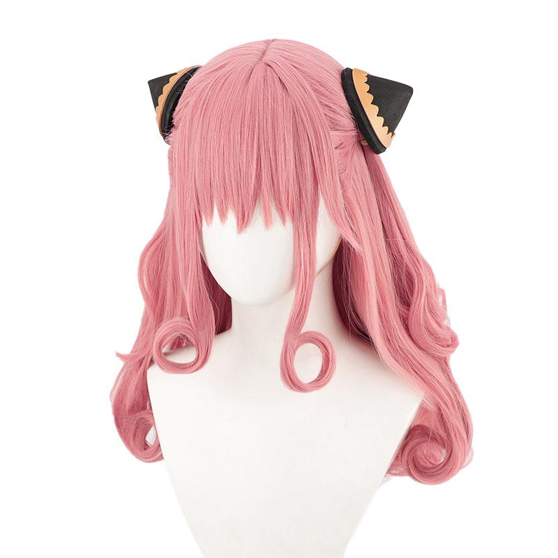 SPY×FAMILY Forger Anya Pink Long Cosplay Wigs
