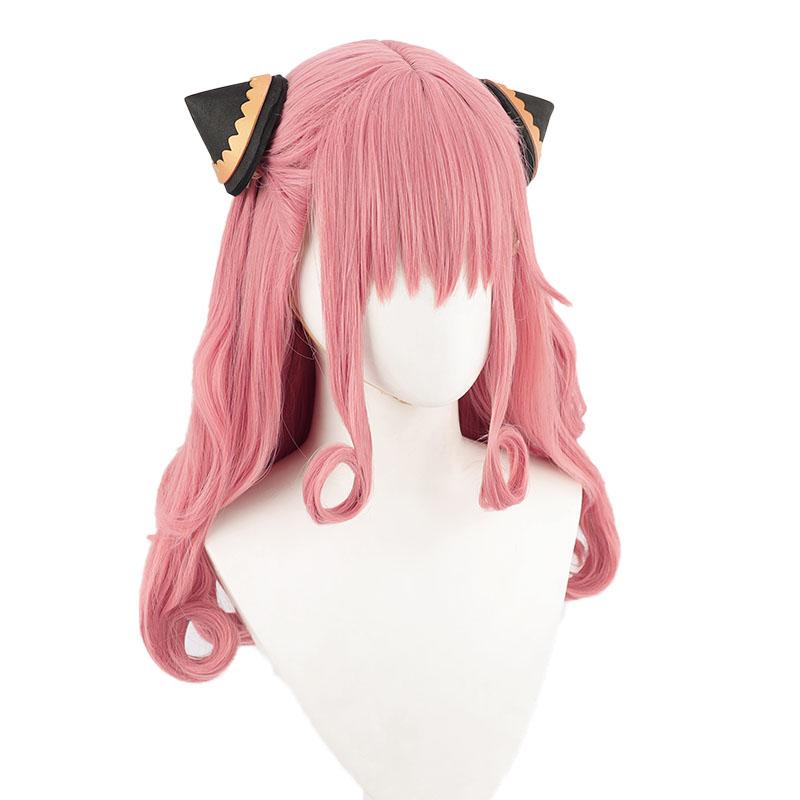 SPY×FAMILY Forger Anya Pink Long Cosplay Wigs